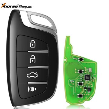 Xhorse XSCS00EN Smart Remote Key Colorful Crystal 4 Buttons Keyblank Inside Black English 5pcs/lot