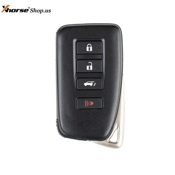 Toyota Lexus SUV XM Smart Key Shell 1824 Type 4 Buttons with logo For XM Key 5pcs/lot