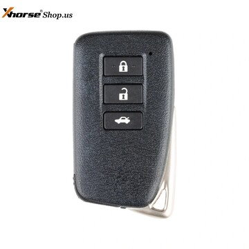 Toyota Lexus XM Smart Key Shell 1590 Type 3 Buttons with logo For XM Key 5pcs/lot