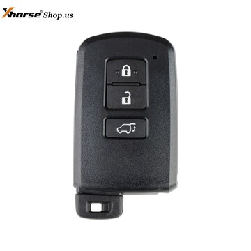 Toyota SUV XM Smart Key Shell 1765 Type 3 Buttons with logo For XM Key 5pcs/lot