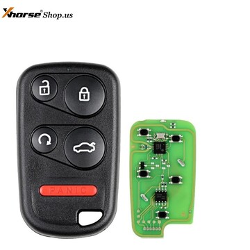 Xhorse XKHO03EN Wire Remote Key Honda Separate 4 buttons with Remote Start and Trunk Button English 5pcs/lot