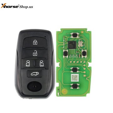 Xhorse XSTO20EN Toyota XM38 Smart Key 5 Buttons 10pcs/lot
