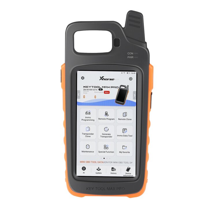 2023 Newest Xhorse VVDI Key Tool Max Pro with MINI OBD Tool Function Supports CAN FD, Battery Voltage and Leakage Current