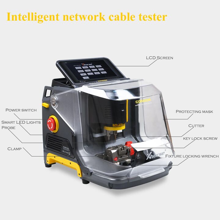 Xhorse Condor XC-MINI PLUS II Key Cutting Machine with M3 and M5 Clamps Support Car Motorbike Household Keys