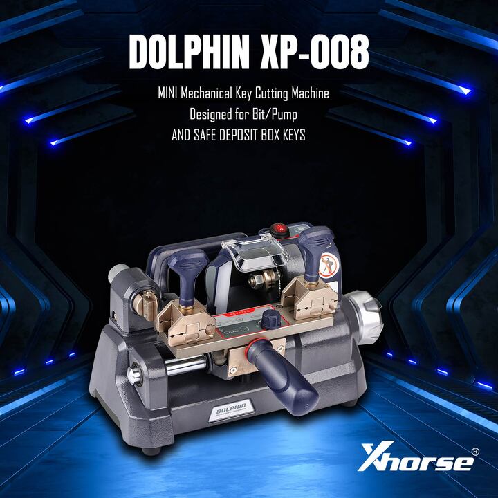 Xhorse Dolphin XP008 XP-008 Key Cutting Machine for Special Bit Double Bit Keys
