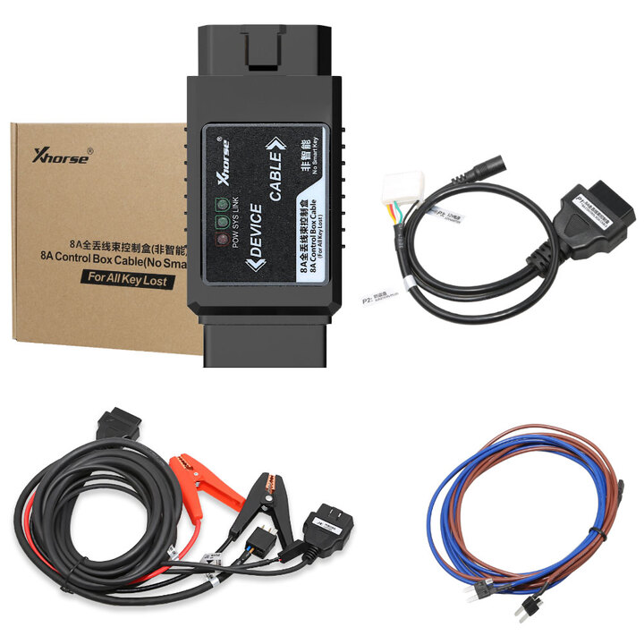 Xhorse VVDI2 Full  V7.3.5 Version 13 Software Activated Plus Toyota 8A Adapter Bundle Package