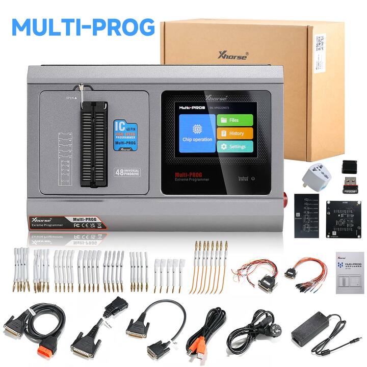 Xhorse Multi-Prog Multi Prog ECU TCU Programmer with Free MQB48 License Supports Factory Usage Mode for Batch Programming of Chips